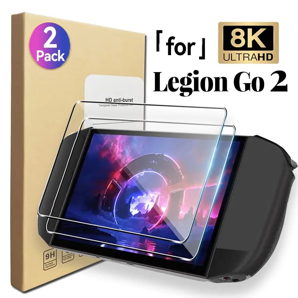 1-2 pacchi per Legion Go2 Proteggi schermo in vetro temperato da 8,8 pollici per Legion Go 2 9H Durezza Pellicola antigraffio Giochi Accessori