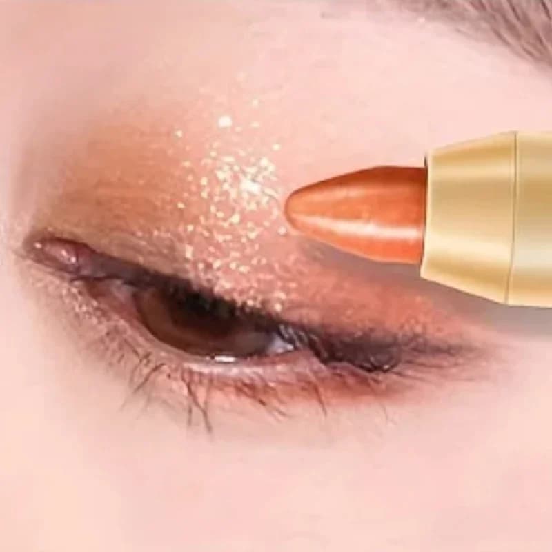Umbrella opaque glittered waterproof makeup eye shadow pearl pencil stick high pigmentation under the fold shading pen