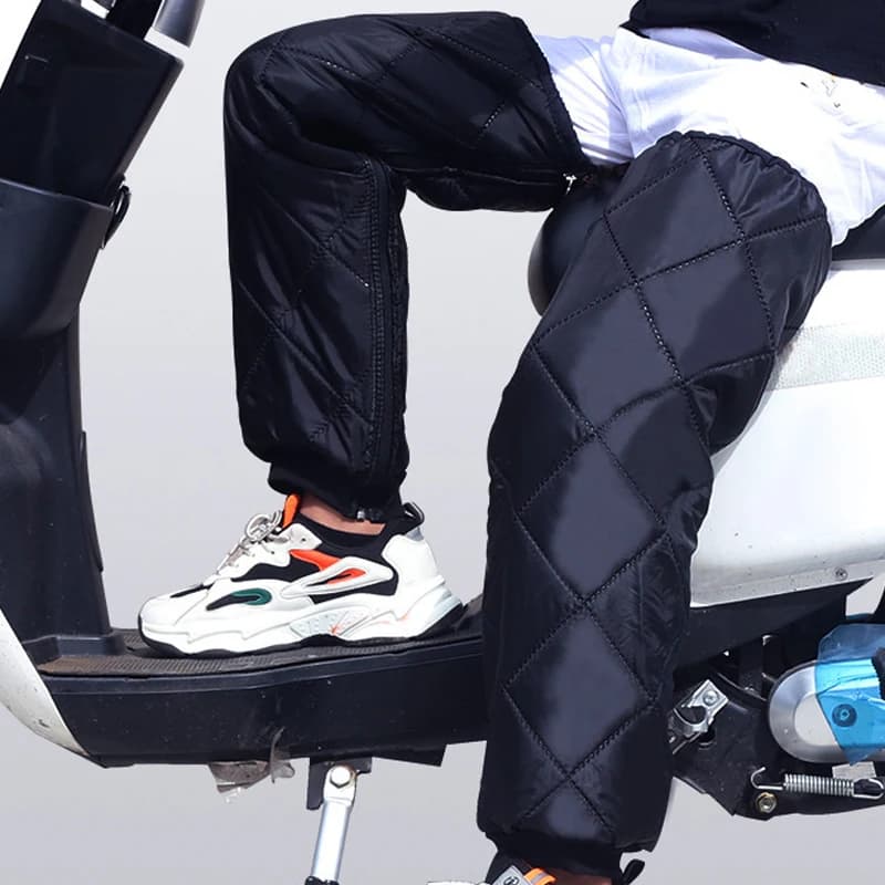 Inverno moto ginocchiera avvolge imbottiture protezione scaldamuscoli bici moto ginocchiera manica gamba scaldino antivento termico