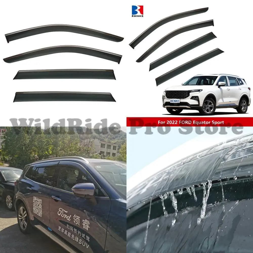 1 set Ford Territory Equator Sport 2025 finestra parasole visiera parasole porta pioggia parasole copertura parabrezza