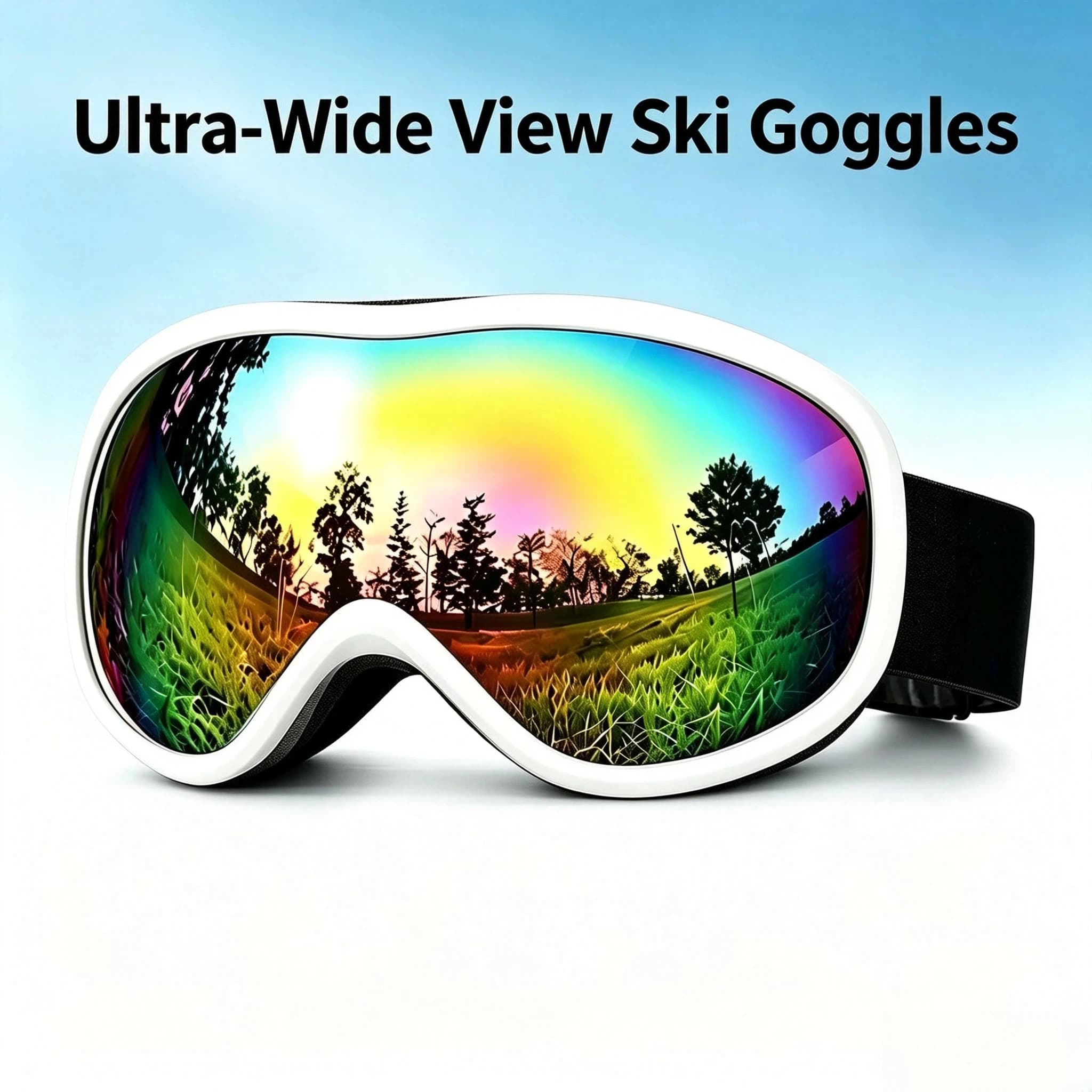 Protective Goggles for Outdoor Sports Windproof Dust‑proof, Ski & Snowboard Goggles for Motorcycle Helmet Motocross