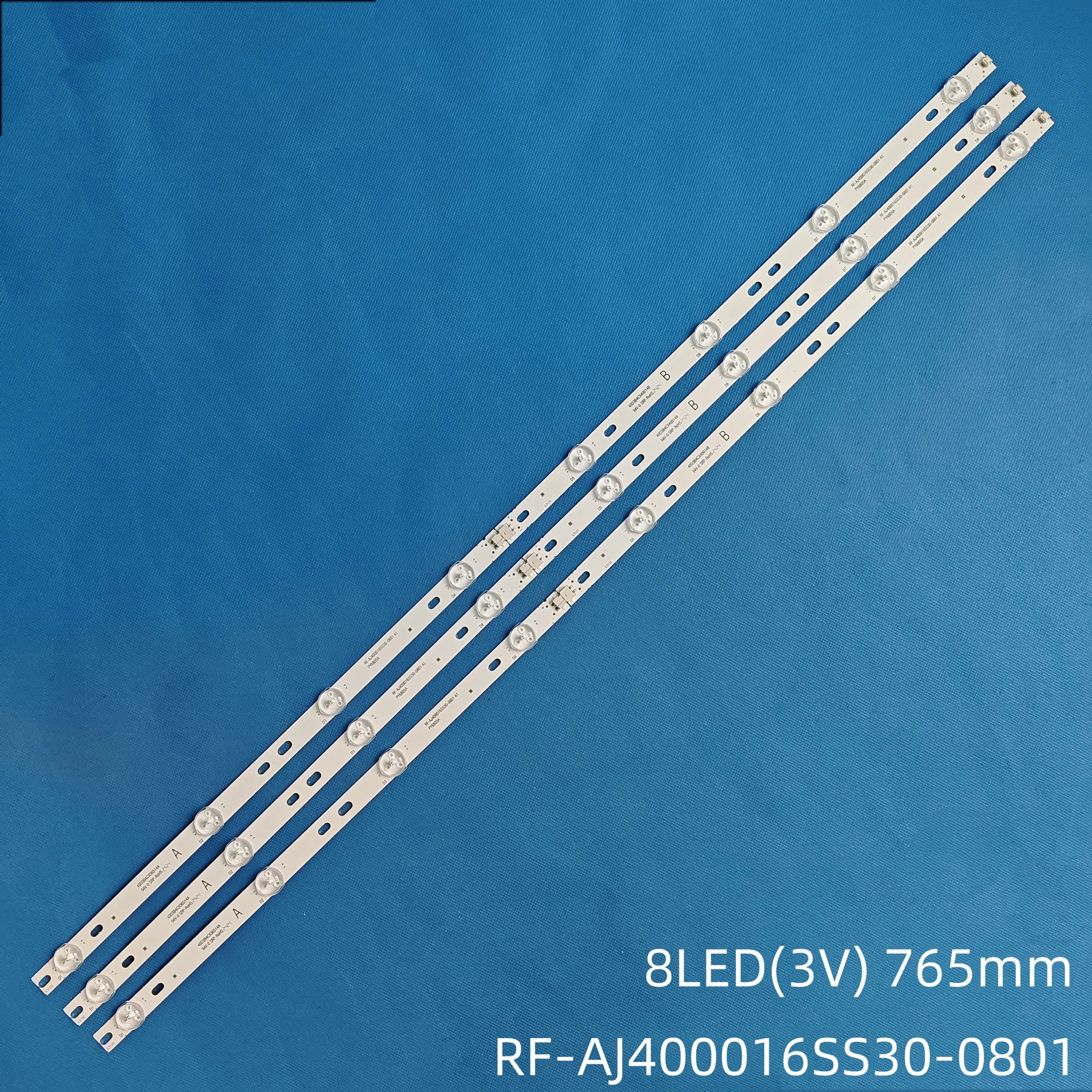 Striscia LED 8LED per Sharp RF-AJ400016SS30-0801 40 bg3k 40 bl5ea 40 bl2ea 40 bl3ea 40 aj2e 40 aj2i 40 aj2k 40 aj6ie 40 aj6ke LC-40UK7252E