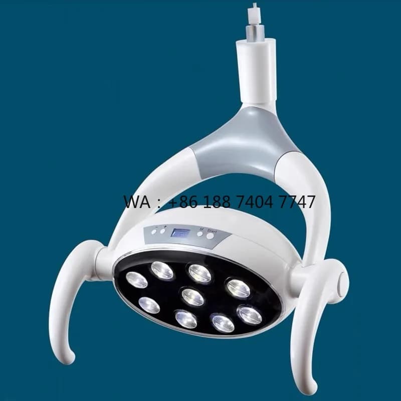 LED Operating Lamp Without Shadow with Dental Clinic Movement Sensor, Made of Plastic, Metal and Steel