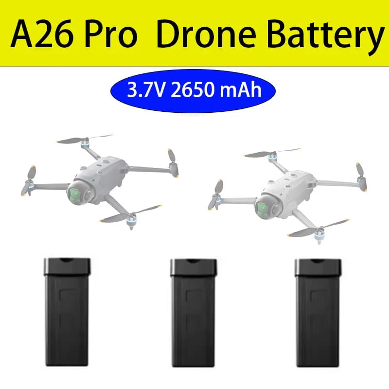 A26 PRO RC Drone Battery 3.7V 2650MAH battery for A26PRO Drone Accessories