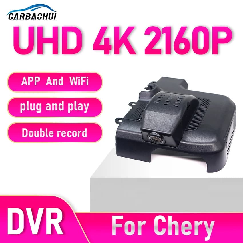 Nuovo! Dash Cam DVR per Auto Personalizzata 4K HD 2160P Plug and Play WiFi per Chery Explore 06 Jaecoo J7