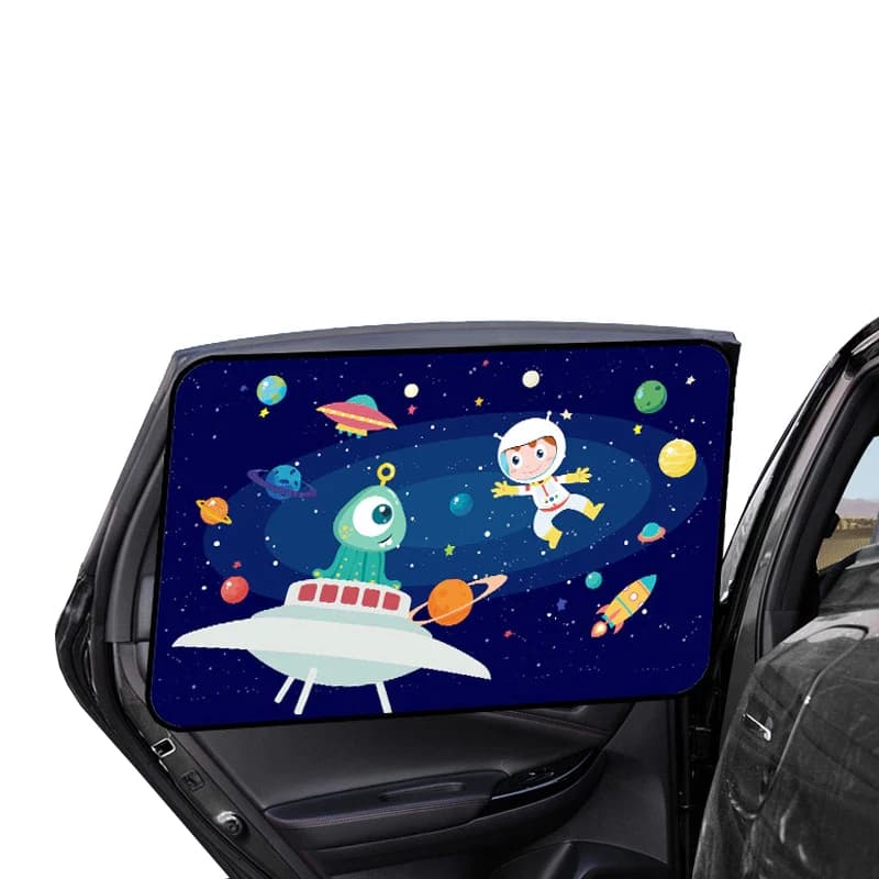 Copertura parasole universale per auto Protezione UV Tenda Finestra laterale Copertura parasole per bambini piccoli Car Styling simpatico cartone animato