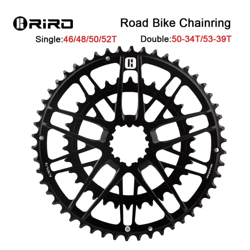 RIRO CNC Narrow Wide Road Bike Chainring Direct Mount Chainwheel Ultra-light AL7075-T6 Aluminum Alloy Bicycle Disc MTB Parts