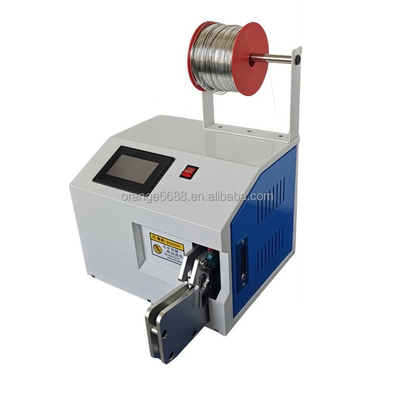 Macchina Automatica per Legatura e Fasciatura di Fili Dorati 110V 220V, Macchina Legafili per Vari Cavi USB, Cavi di Alimentazione e Schede Elettriche