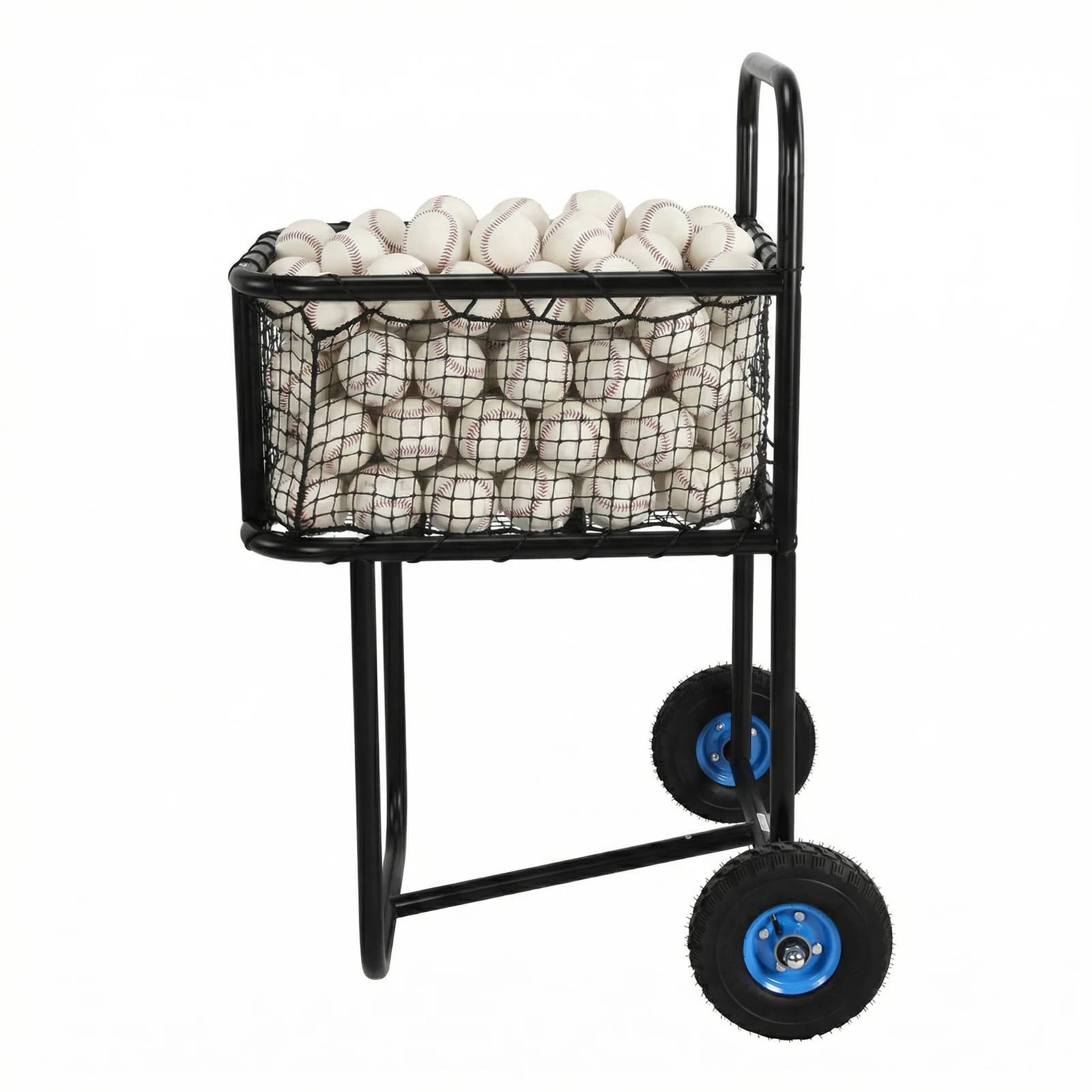 Trolley Palline with Wheels, Ball Container with Hundreds of Balls for Basketball, Football, Volleyball, Rugby