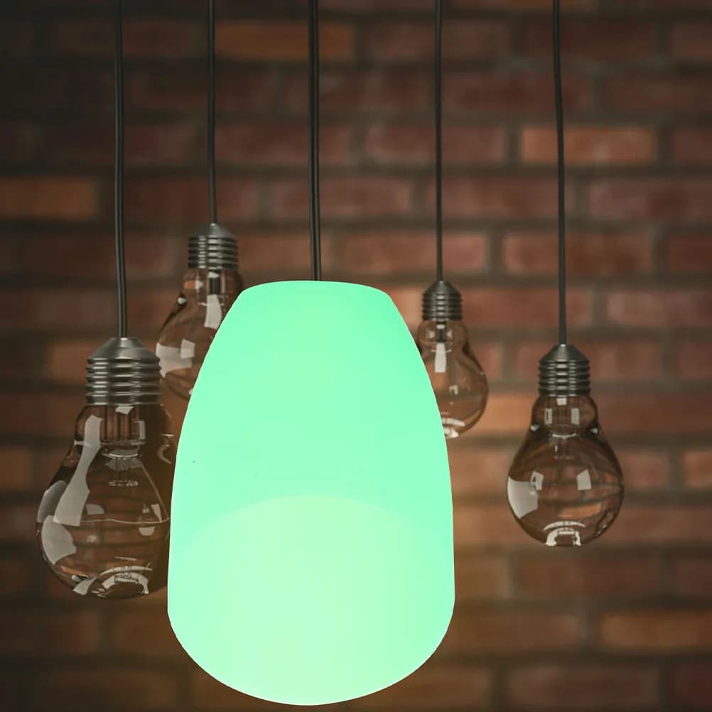 Paralume in Plastica a Forma di Ferro di Cavallo, Ricambio per Lampade da Terra, da Tavolo, da Comodino e da Parete, Diffusore di Luce Decorativo Moderno ed Elegante, Verde