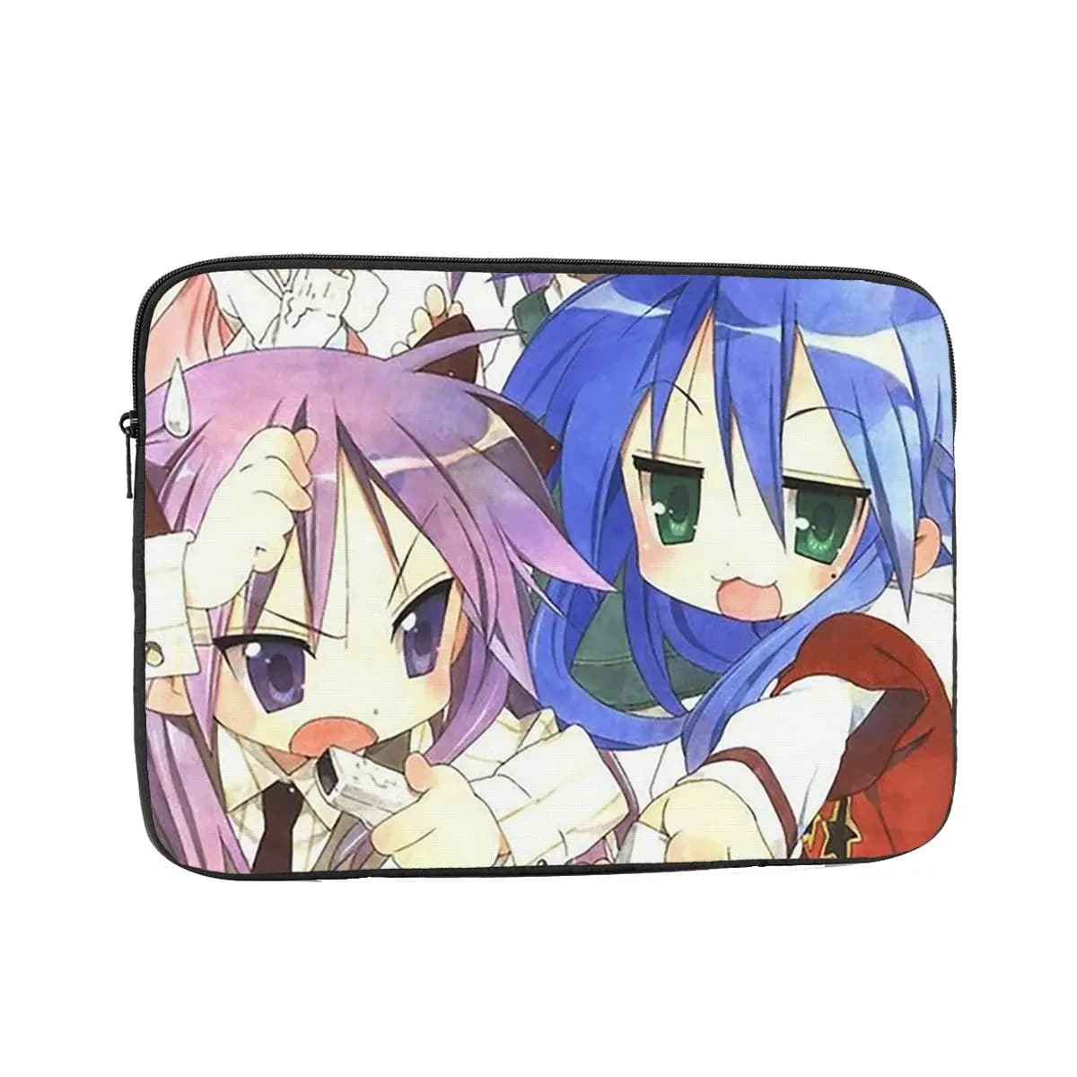 Lucky Star Anime Custodia protettiva per laptop Borsa per notebook da 10 12 13 15 17 pollici Custodia antiurto per tablet