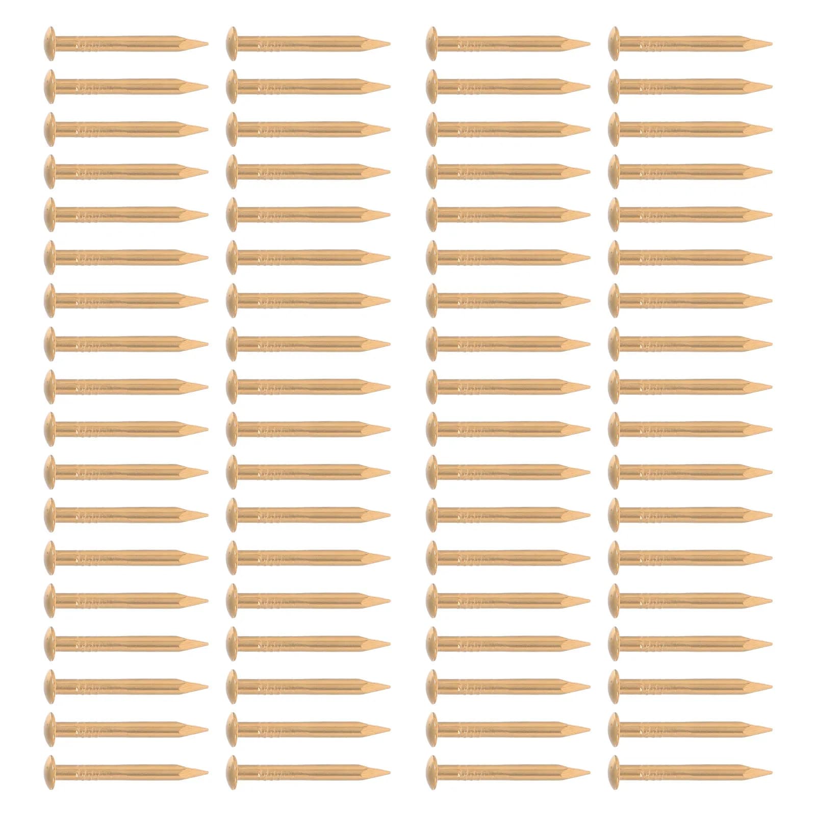 100Pcs 20Mm Dome Copper Nails for Furniture Decoration Hinges DIY Wooden Boxes Carpentry Craft Projects Small Hardware