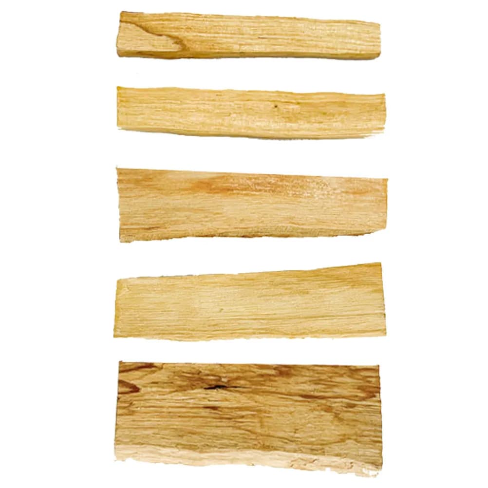 5 Pezzi Bastoncini di Incenso Purificante in Legno Sacro, Bastoncini Naturali per Smudging, Accessori per Meditazione, Yoga, Aromaterapia e Bruciatori di Aromi