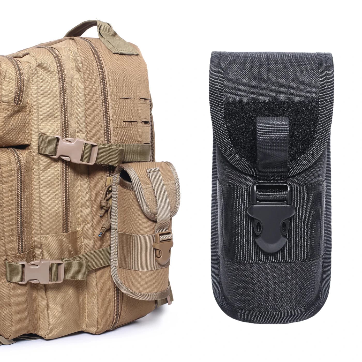 Custodia per occhiali MOLLE Custodia per occhiali da sole multiuso antistress EDC Accessori per escursioni all'aperto Custodia per occhiali