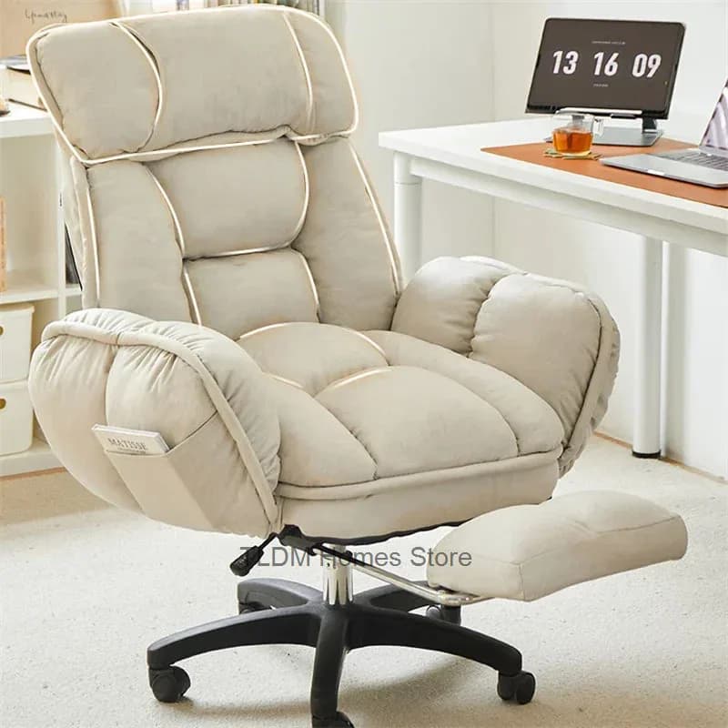 Sedia per computer di casa reclinabile divano pigro relax comode sedie da ufficio sedentarie camera da letto dormitorio ascensore sedia da gioco girevole 자