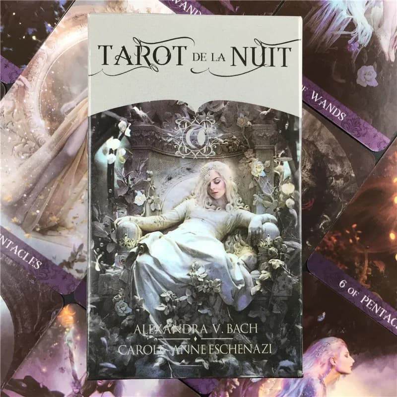 Tarocchi de la Nuit Cards Un mazzo da 78 Oracle Edizione divinazione inglese Borad Giochi di gioco