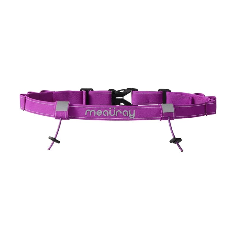 Meauray Marathon Race Bib Energy Gel Fixing Belt Cross-Country Running Race Number Belt Waist Bag