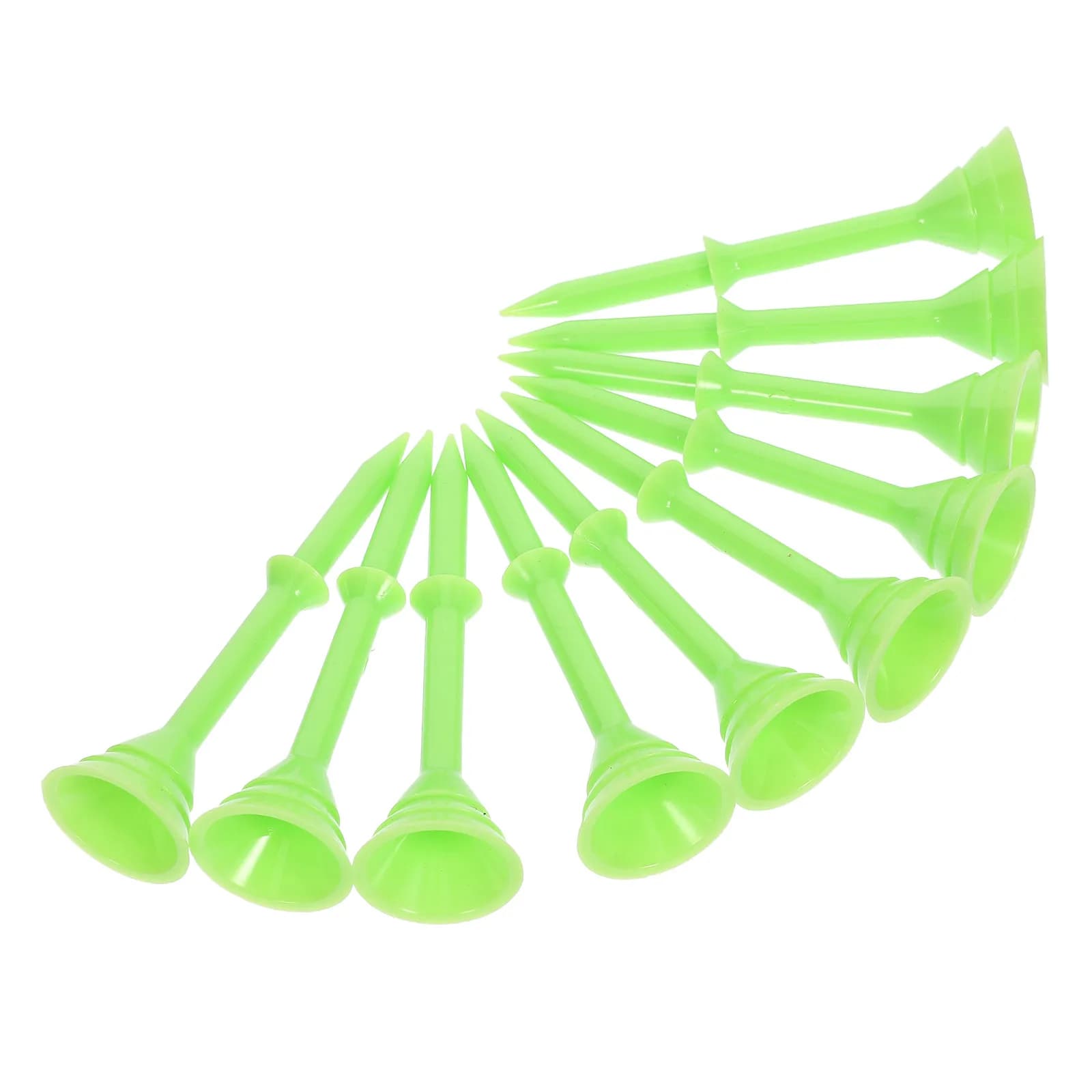 10 Pezzi Tee da Golf in ABS Resistente, Supporti Professionali per Palline da Golf, Ideali per Pratica e Regalo