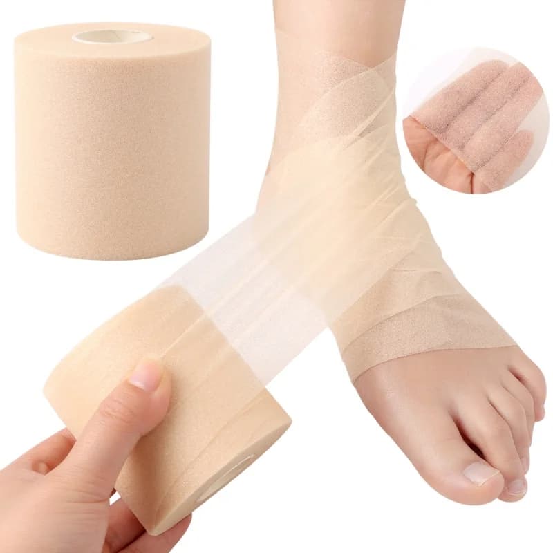6 cm * 20 m Sport autoadesivo fasciatura elastica nastro avvolgente protezione articolare elastoplast per ginocchiera dito caviglia palmo kit di aiuto