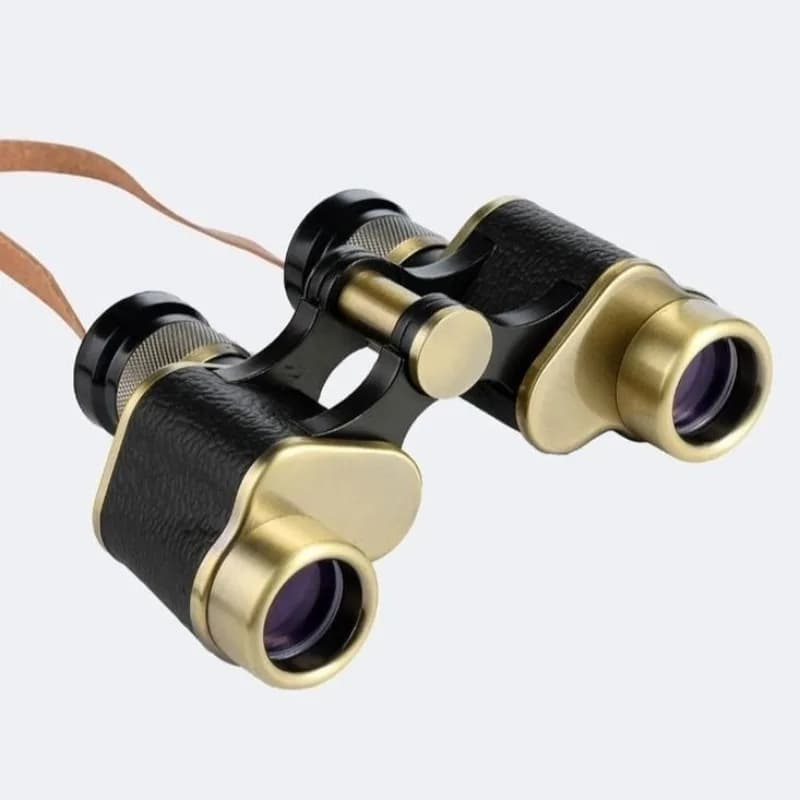Binocolo telescopico interamente in metallo, visione notturna portatile ad alta definizione, raggio non infrarosso, occhiali dall'aspetto