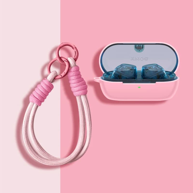 For Snoy WF-C710N Silicone Springs Protect Bluetooth Hearing Aids Anti-shock Cover Case Covering Headphones Wireless Box Fundas