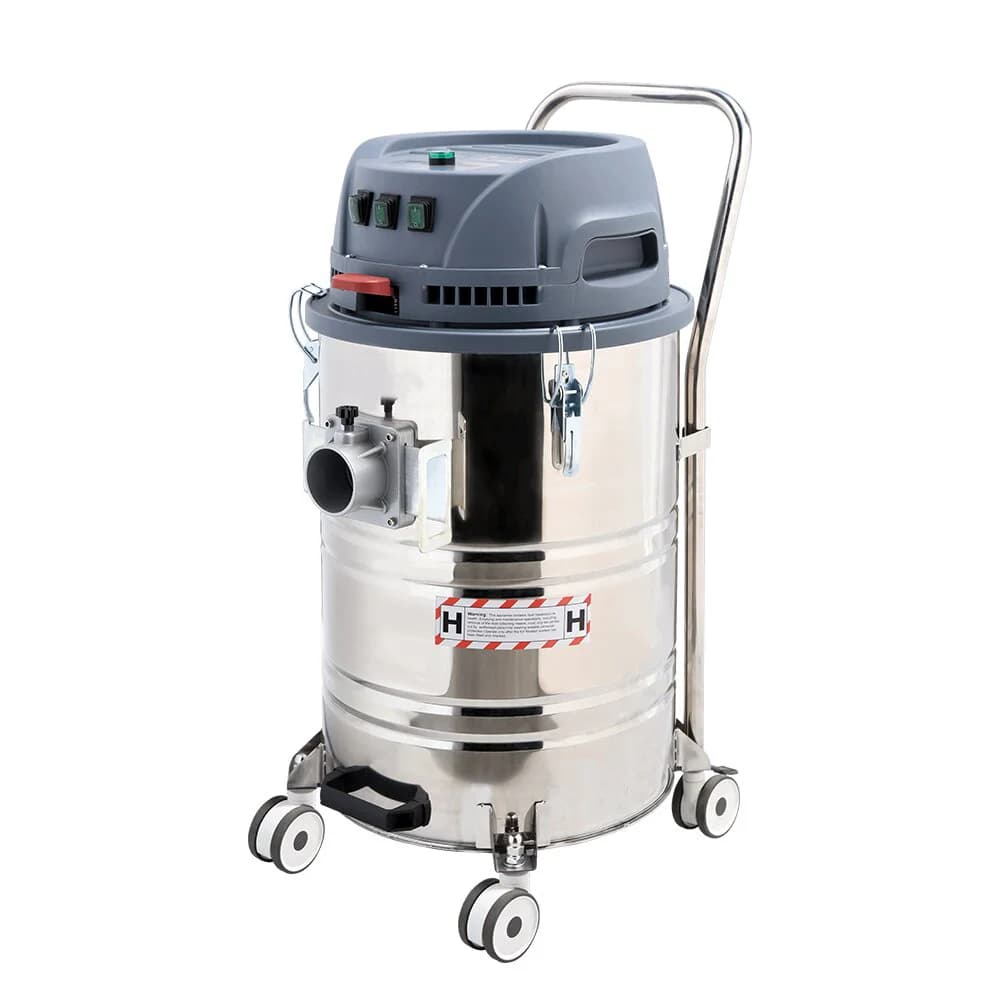 Electric Industrial Vacuum Cleaner Compact 3600W 70L Stainless Steel Car Washer for Metal and Powder Trucioles