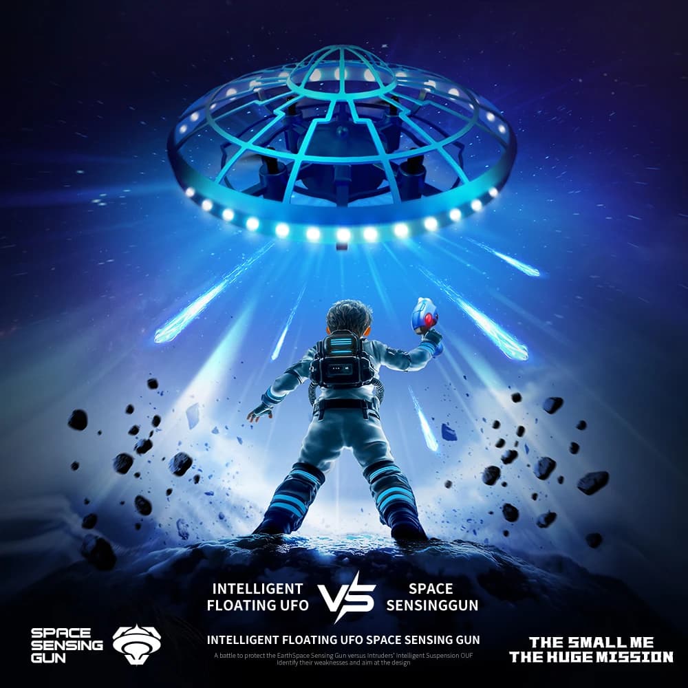 XS4 Drone UFO Velivolo con rilevamento dei gesti Genitore-figlio Interattivo Anti-caduta Tiro Induzione Sospensione intelligenteGiocattolo per bambini