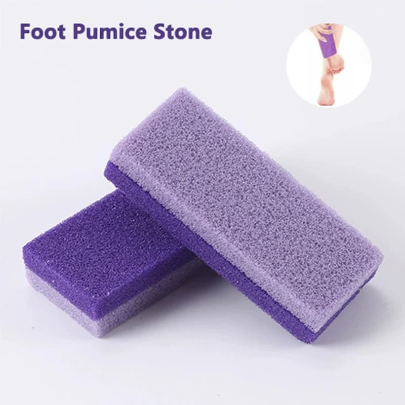 1-6PCS Pietre pomice del piede Rimozione della pelle morta Spugna Piede Tallone Pedicure Esfoliante Strumento per la pulizia del piede