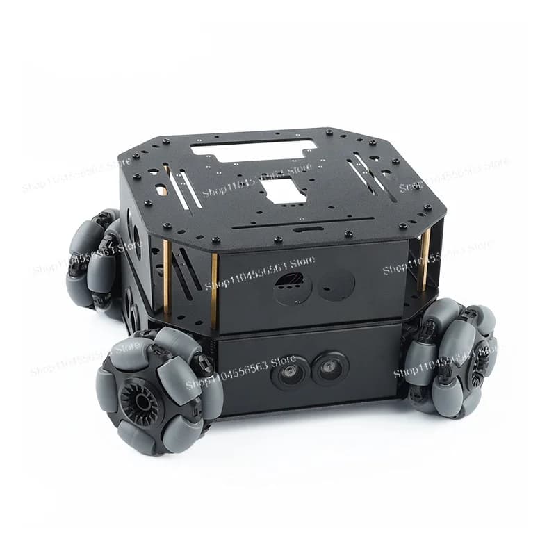 "4WD Robot Car Chassis Kit – with PS2 Wireless Control, Programmable Arm, for Arduino DIY & Obstacle Avoidance"