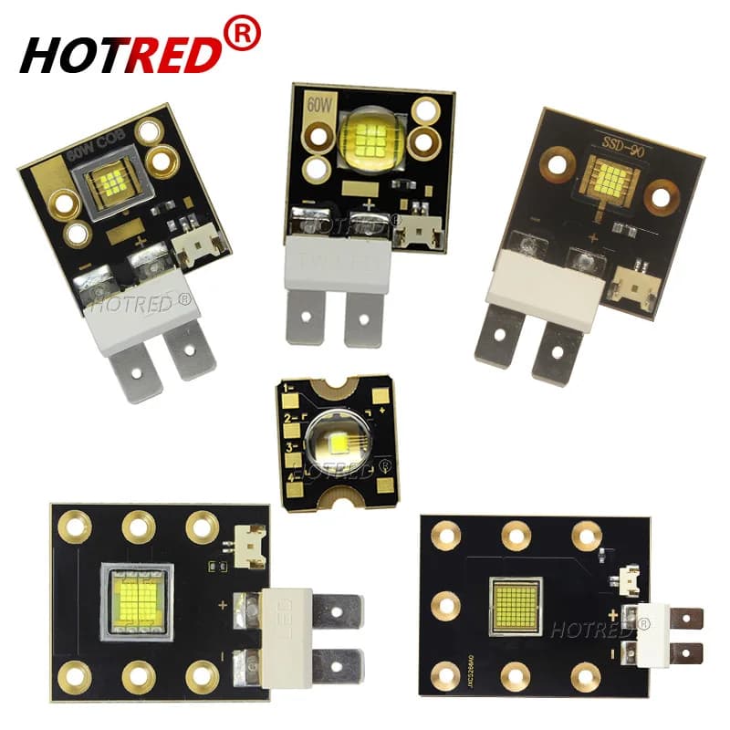 Chip di luce da palco a LED ad alta potenza 20W 60W 75W 90W 150W 180W 200W 250W 300W Bianco freddo ad alta luminosità per proiettore con lampada a testa mobile