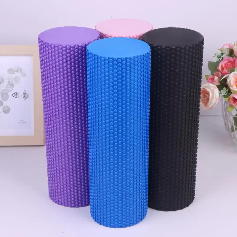 New EVA Foam Yoga Roller, Pilates Exercise Cylinder, Advanced Domestic Training, Diameter 10cm, Length 30cm