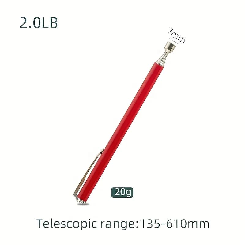 1Pc Telescopic Magnetic Pick-Up Tool, 5LB Portable Magnetic Pickup Pen, Extendable Magnet Retrieval Stick, Precision Magnetic Gr