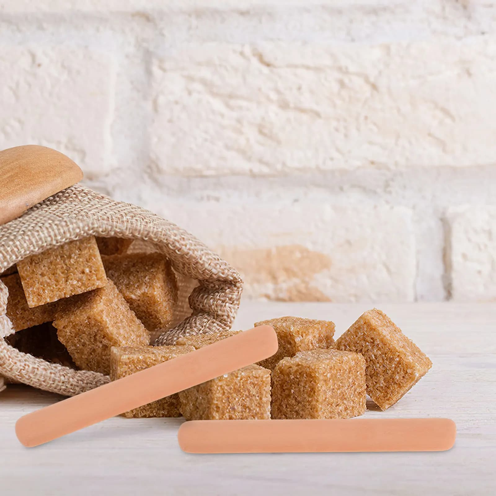 5Pcs Brown Sugar Keeper Terracotta Softener Reusable Sugar Saver Bar for Food Storage Container Moisture Fresh