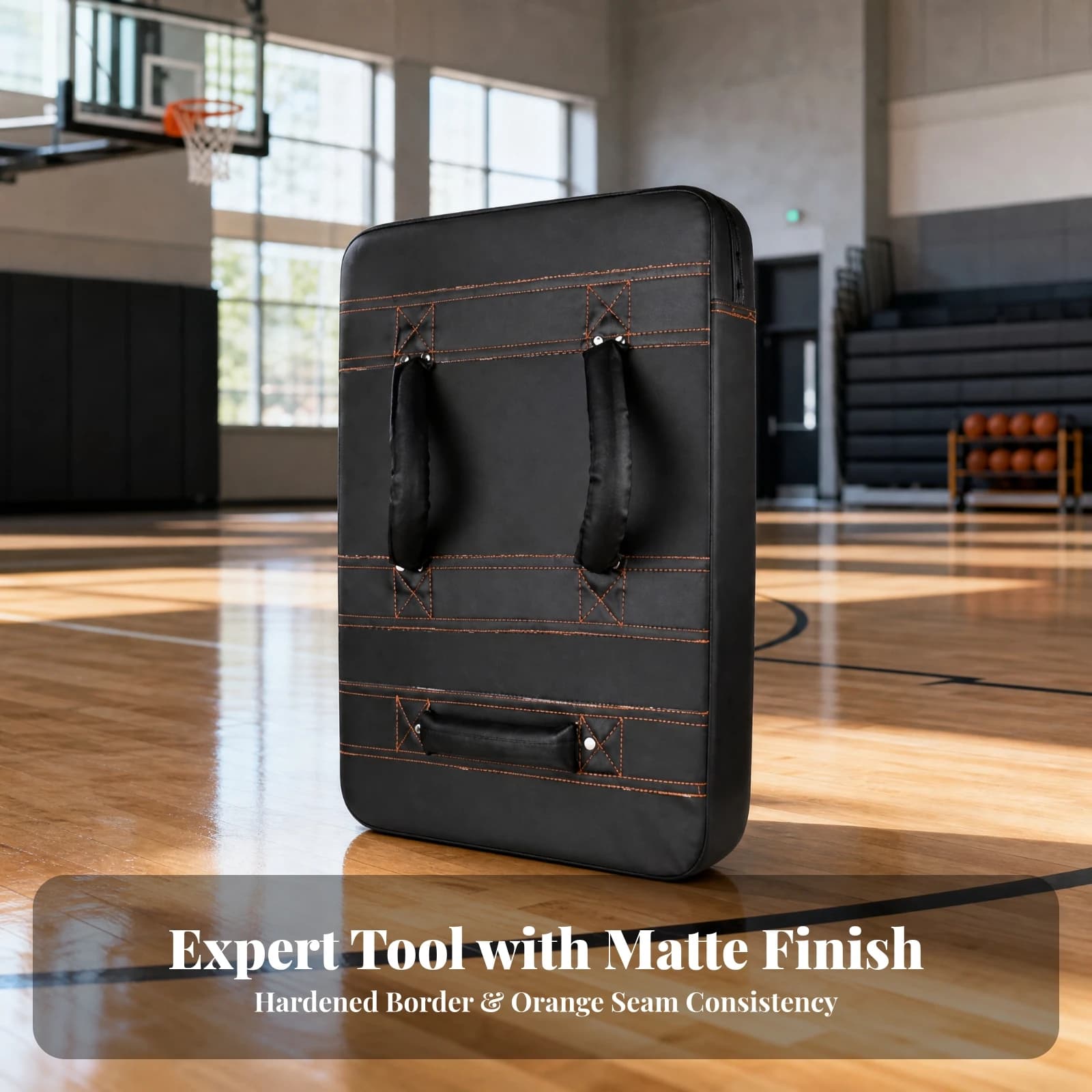 Basketball Protection Training Board Reinforced Padded Blocking Guard Impact Training Pad with Integrated Handles Long-Lasting