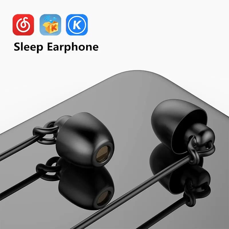 Auricolare cablato Auricolare Hifi Auricolare per dormire con cancellazione del rumore Auricolare in silicone morbido TPE Auricolari a pressione nell'orecchio per Xiaomi Huawei