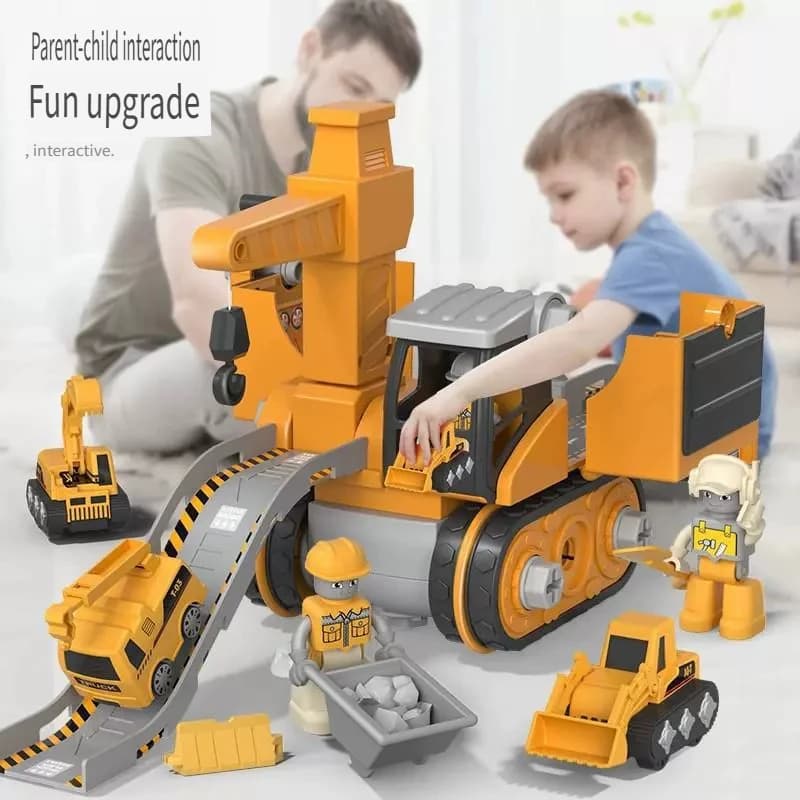 Bambini Ingegneria Veicolo Trapano Elettrico Strumento Giocattoli Partita Per Bambini Educativi Assemblati Set Strumenti Per Ragazzi Dado Costruzione Regalo