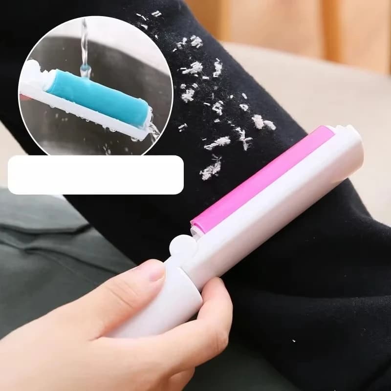 Foldable Washable Hair Collector Sticky Hair Roller Rolling Brush Clothes Hair Remover Hair Removal Brush Lint Roller Dust Colle
