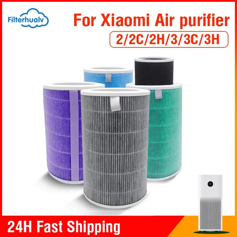 Per Xiaomi Mi Filtro Purificatore D'aria Per Xiaomi Purificatore Norma Mijia 2 2C 2H 2S 3 3S 3C 3H Filtro Aria Carbonio HEPA di Ricambio