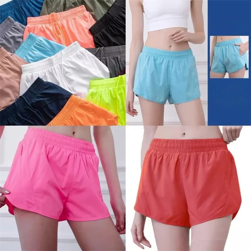 Pantaloncini da yoga Pantaloncini da corsa fitness da donna Pantaloncini da ciclismo da palestra Pantaloni sportivi da donna ad asciugatura rapida Pantaloni corti