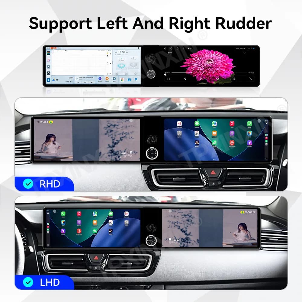 8-Core Dual Screen Interaction Android 13 For Kia Forte 2018 2019 Multimedia GPS Navigation Car Radio Stereo Receiver Head Unit
