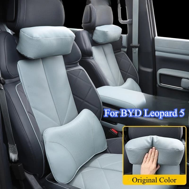Per BYD Leopard 5 Cuscino per il collo dell'auto Cuscino in memory foam Protezione Schienale lombare Cuscino Poggiatesta Supporto per il collo Cuscini per la vita del sedile