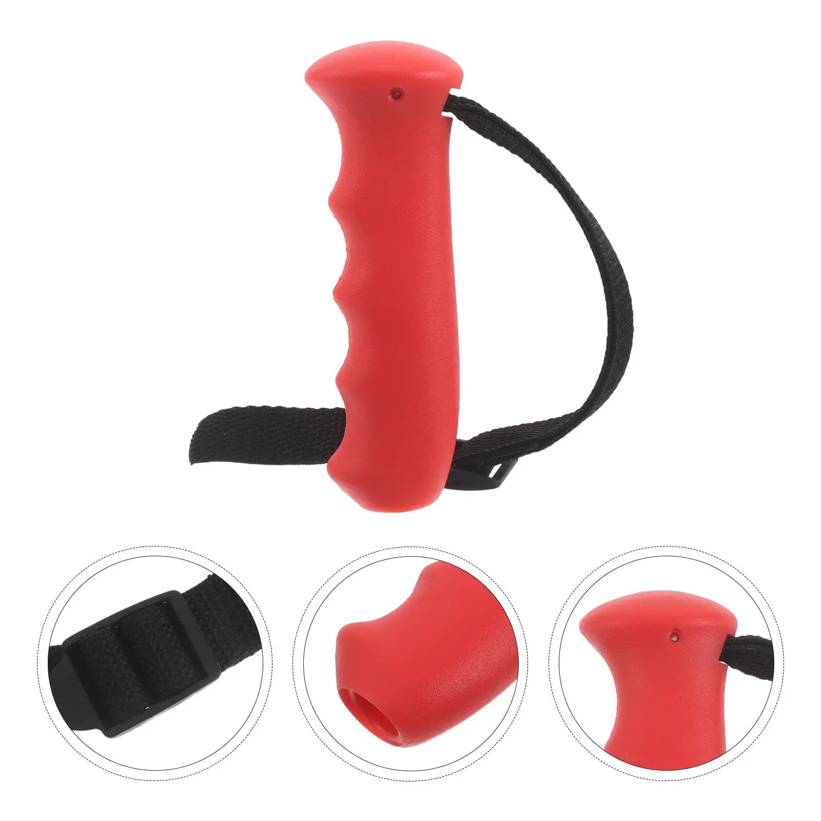 Red Spare Parts Ergonomics for Trekking Stick with Dust Strap, Hiking and Walking Stick Accessories