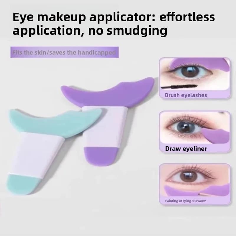 Strumento multifunzionale per il trucco degli occhi: mascara, ciglia finte, resistente alle sbavature, facile da pulire, adatto ai principianti