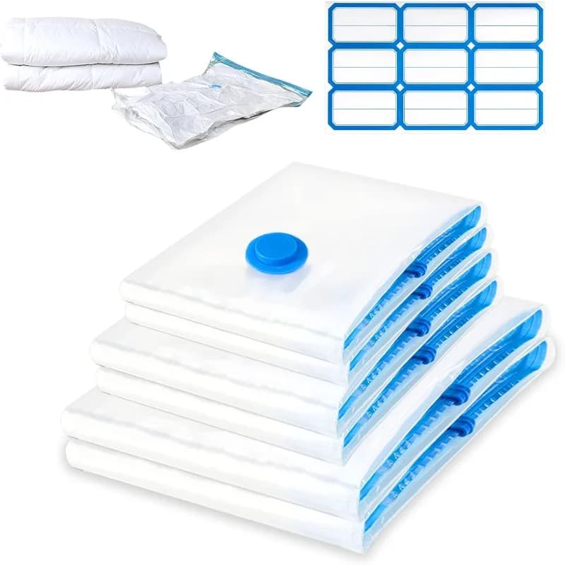 100 X 80 cm Vacuum Bags for Clothes Duvets, for Clothing Bed Linen Pillows