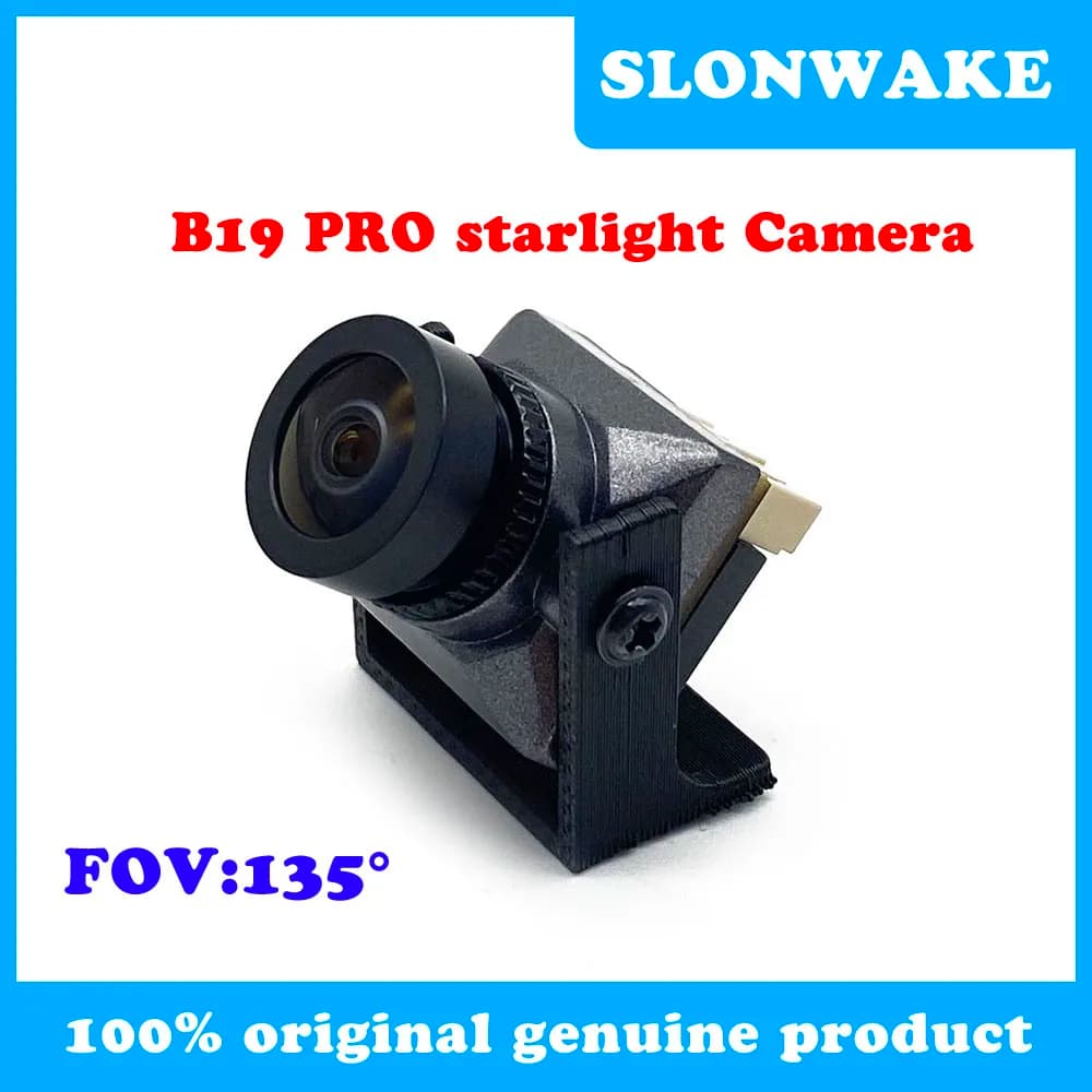 JINJIEAN B19 PRO Mini fotocamera FPV obiettivo 2,1 mm FOV135 ° Alimentazione 5V-30V PAL/NTSC OSD Uso interno regolabile per RC FPV Racing Drone