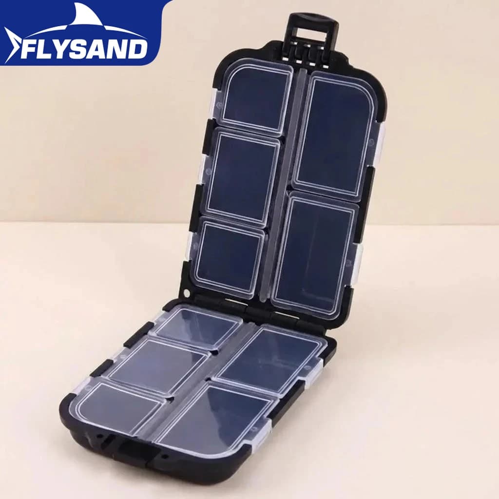 Storage Box with 10 Parts for Fishing Equipment, Cucchiaini, Ami e Esche, Fishing Accessories