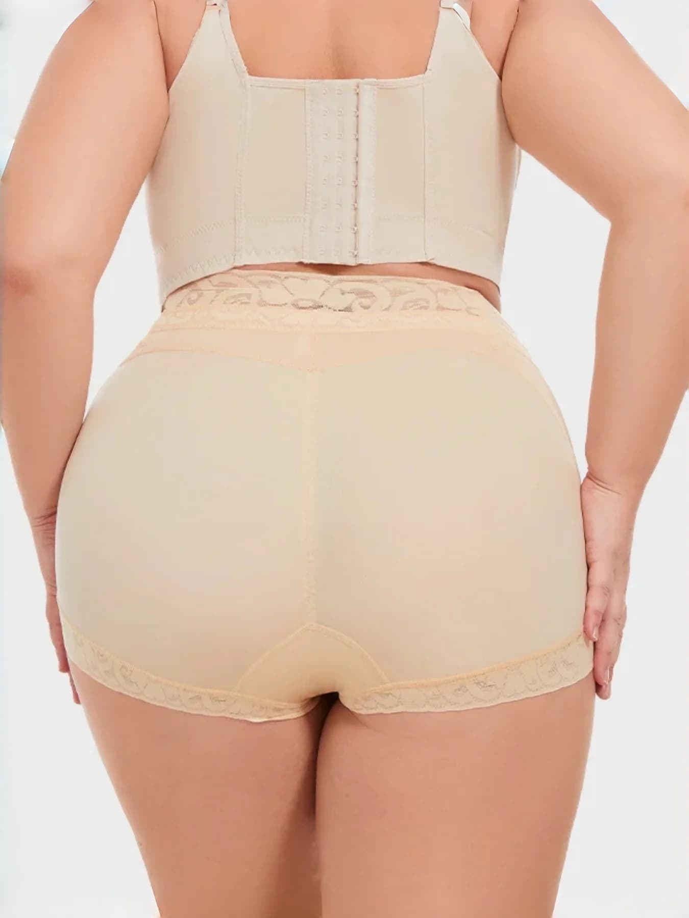 Slip Modellante in Pizzo da Donna, Classico per Uso Quotidiano, Effetto Lifting Glutei, Slip Levigante per Intimo