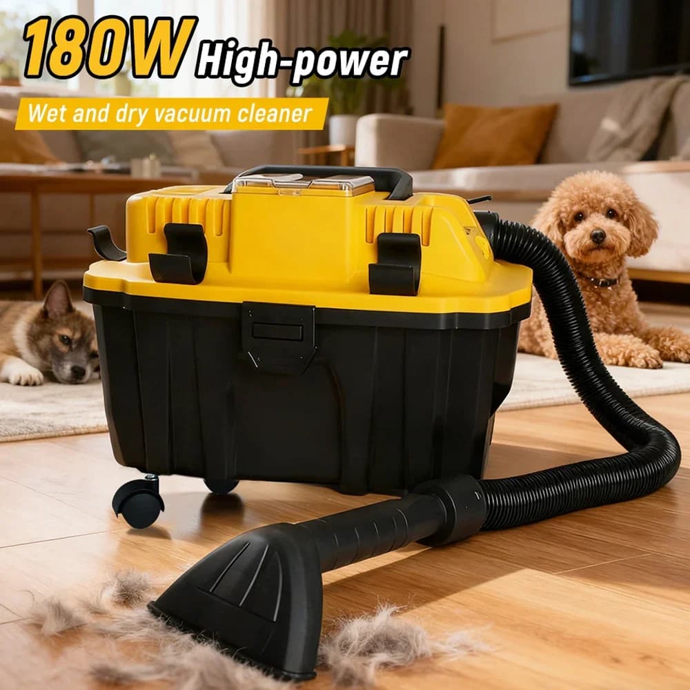 Wireless vacuum cleaner for damp and dry vacuum lithium ion rechargeable vacuum cleaner for home cleaning machine and DeWalt battery workshop