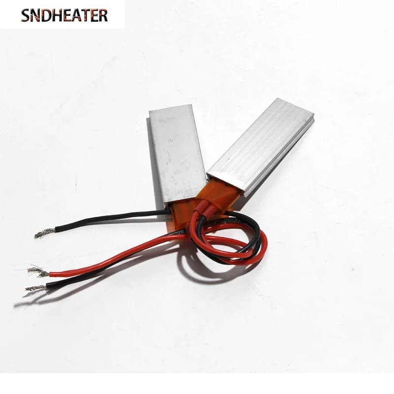 SNDHEATER 2PCS 50x20x5mm PTC Constant temperature heating plate 40C-230C 24V 5V Electric heating element for hair plate