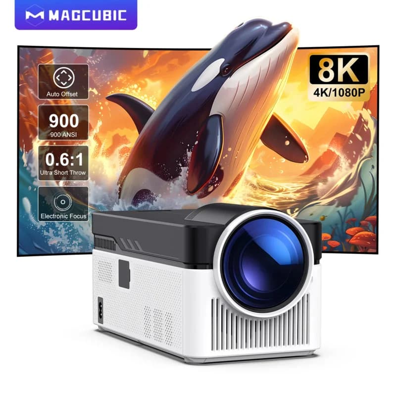 Proiettore Magcubic di vendita calda HY450 Proiettore Home Theater Full Hd Mini proiettori Android intelligenti Viaggi all'aperto portatili HY450